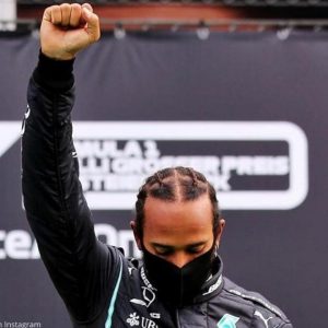 "Obviously ‘We Race As One’, but action is needed this year'- Lewis Hamilton