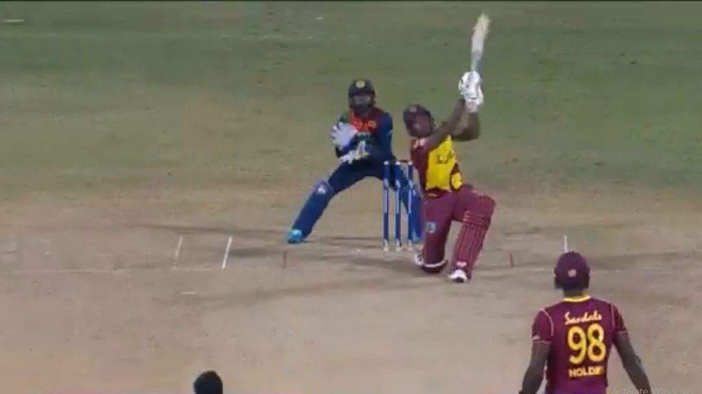 "This is your night": Ian Bishop rejoices as Fabian Allen scores three sixes off Akila Dananjaya to win 3rd T20I