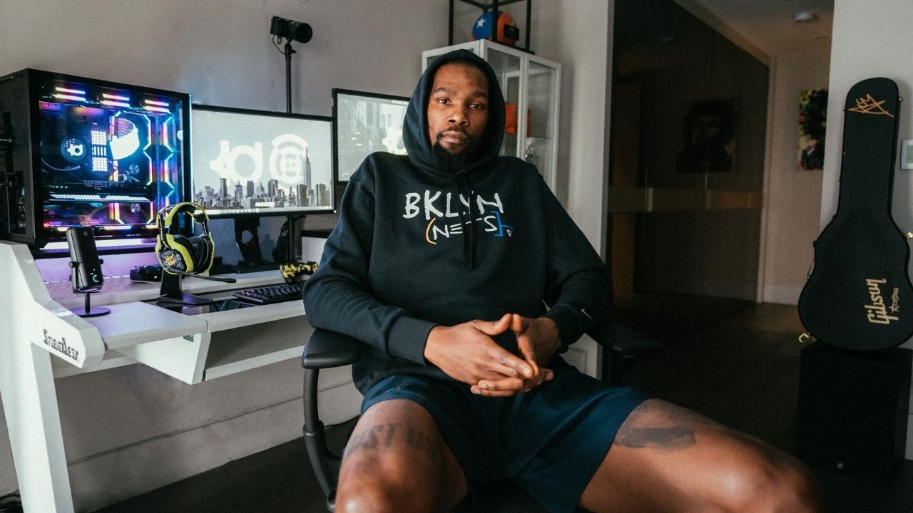 "Kevin Durant treasures Nickelodeon's Kids Choice Award": Nets superstar has TV award placed next to his Finals MVP trophies at home