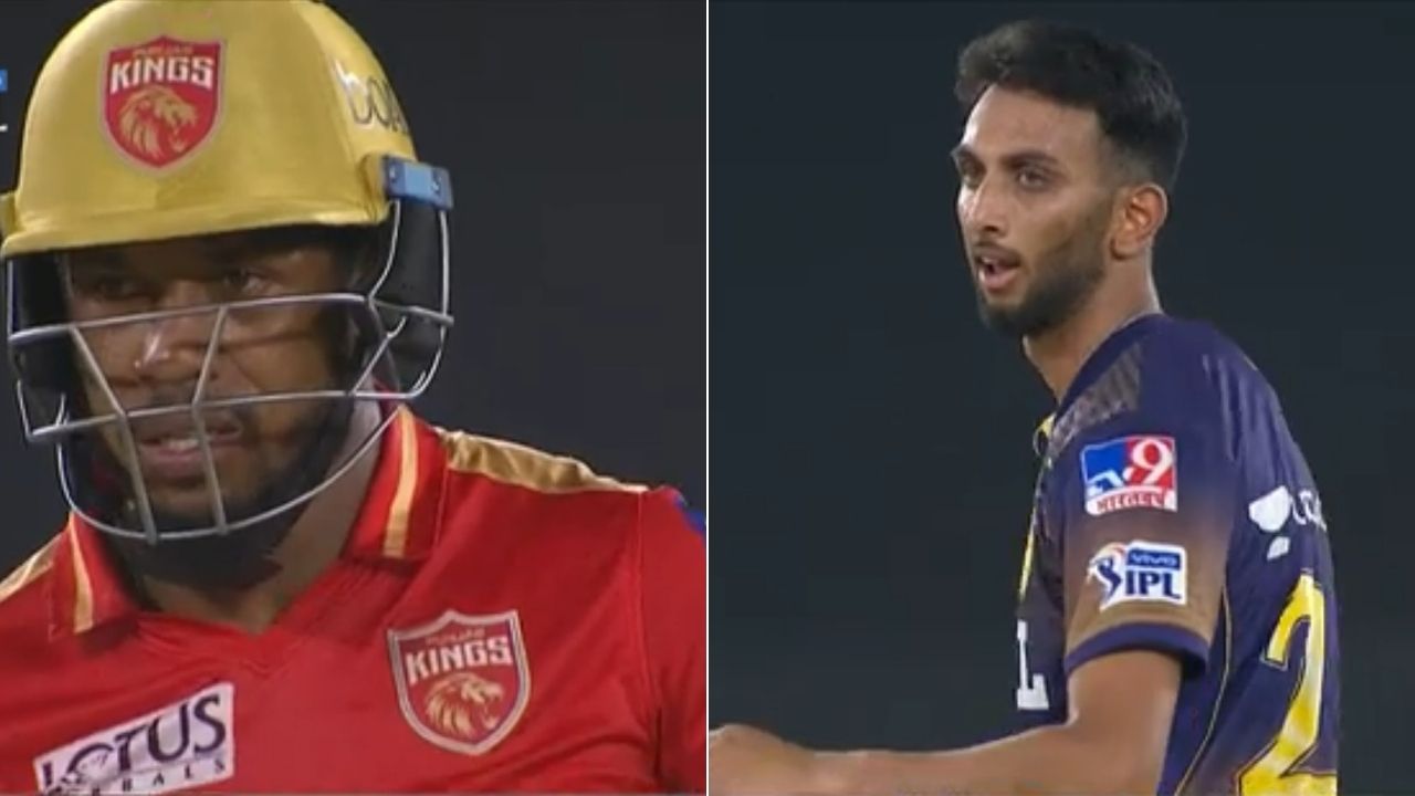 Jordan cricket player: Prasidh Krishna and Chris Jordan engage in verbal battle in PBKS vs KKR IPL 2021 match