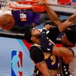 "LeBron James watched Anthony Davis get baptized": NBA Fans react to Rui Hachimura's wicked poster dunk over the Lakers superstar