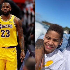 "Kiyan Anthony, you're just like your father": LeBron James puffs up his 'nephew' and Carmelo Anthony's son, posting his highlights on Instagram