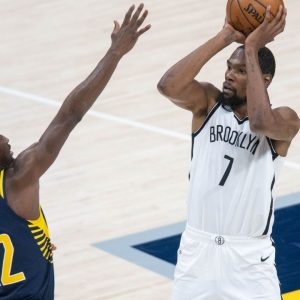 "Kevin Durant, you'll never emulate LeBron James": Nets star claps back at critics after dropping 42 on Pacers, praises Alize Johnson for his double-double