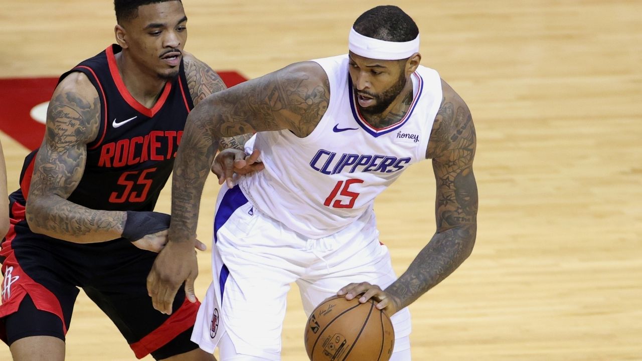 DeMarcus Cousins shares hilarious defensive strategy while playing alongside Paul George on the Clippers: “I’m the only 3rd string big-man on a 10-day contract getting double teamed”