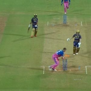 Eoin Morgan run out: KKR captain departs for diamond duck after huge mix-up with Rahul Tripathi vs Rajasthan Royals