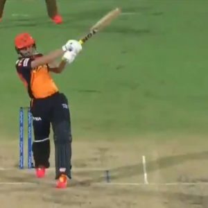 Abdul Samad IPL 2021: Abdul Samad smashes two sixes off Pat Cummins in SRH vs KKR clash