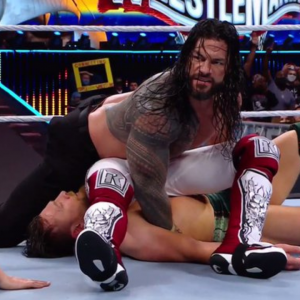 Roman Reigns pins Edge and Daniel Bryan to retain Universal Championship in the main event of Wrestlemania 37