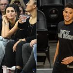 "Devin Booker set a new high score versus Kylie Jenner on Pop A Shot": Suns star was filmed by Kendall Jenner contesting Kylie at shooting hoops