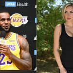 "LeBron James proved Space Jam 2 will be great, he's a great actor": Paige Spiranac sarcastically applauds Lakers star's 'acting' after getting eye-poked vs Warriors