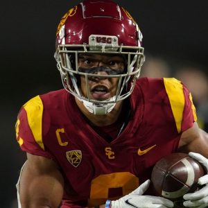 NFL draft 2021: USC WR Amon-Ra St. Brown seen working out at midnight after not being drafted on day 2 of the NFL draft.
