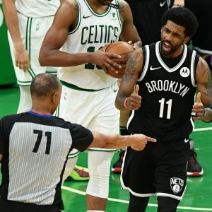 "Celtics fans have a right to feel that way": Kyrie Irving's father opens up about the Brooklyn superstar's broken promise about returning to Boston