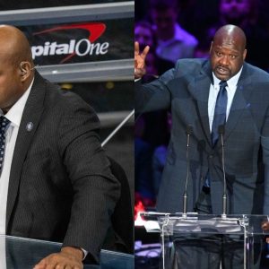 “I’ll knock your face off”: Shaq hilariously threatens Charles Barkley on NBAonTNT after having his grandmother compared to Robin Lopez in Celtics win over Wizards