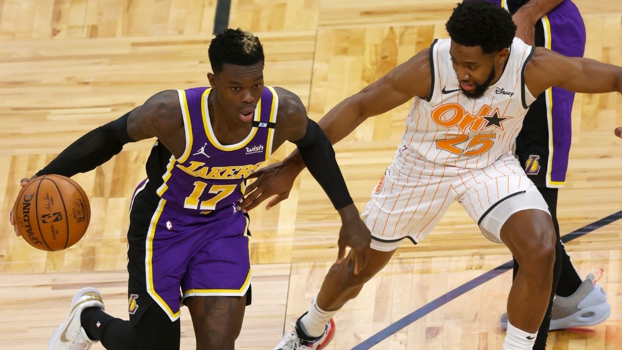 "No, I didn’t test positive" Lakers star Dennis Schroder's confusing post game interview creates doubts over his availability in postseason