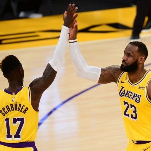 "Dennis Schroder demands $100-120M in free agency": The Lakers guard has controversially set the price high to remain alongside LeBron James and Anthony Davis