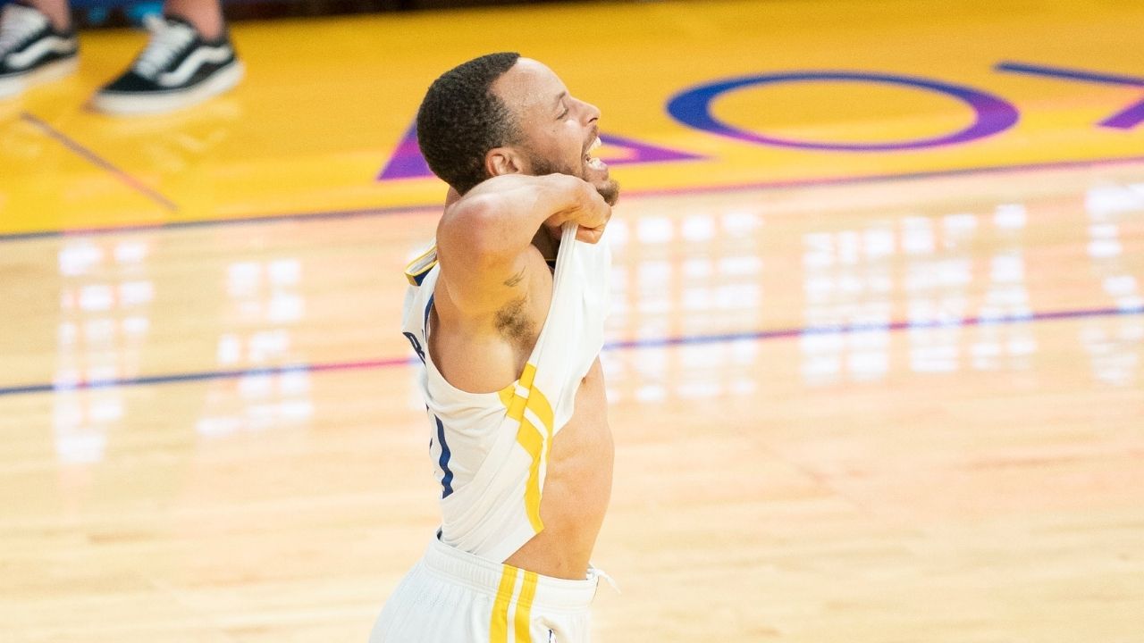 "Stephen Curry with the Baron Davis celebration": Warriors star reacts to leading the Warriors to 8th place in the Western Conference