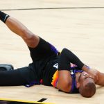 Is Chris Paul injured? Suns star suffered hard fall in Game 1 vs Lakers and grabbed his shoulder