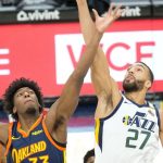 The Golden State Warriors look to Rudy Gobert as a model for James Wiseman and his future and development