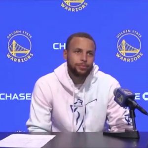 Stephen Curry has an animated reply to his thoughts on facing LeBron James and his Lakers in the play-in tournament