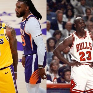 "LeBron James channeled his inner Michael Jordan against Jae Crowder": Fans react to Lakers MVP taking it personally against Suns star in Game 3 victory