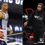 "It's all fun and games until ya a** banned for life": Kevin Durant reacts to Sixers fan's lifetime ban after throwing popcorn at Russell Westbrook