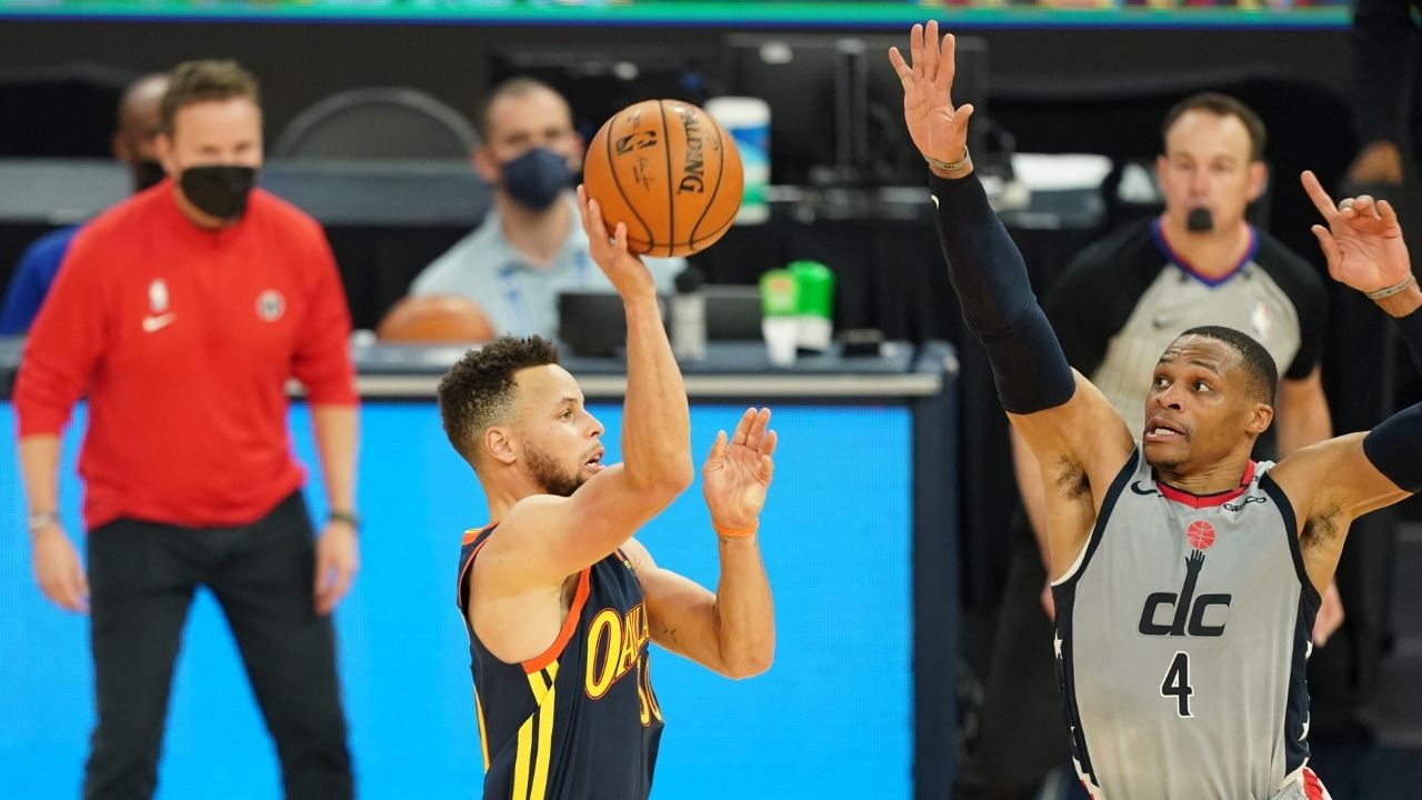 "No way Russell Westbrook is above Steph Curry": Shannon Sharpe explains why the Warriors legend is the second-greatest point guard of all time