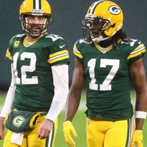 Aaron Rodgers and Davante Adams