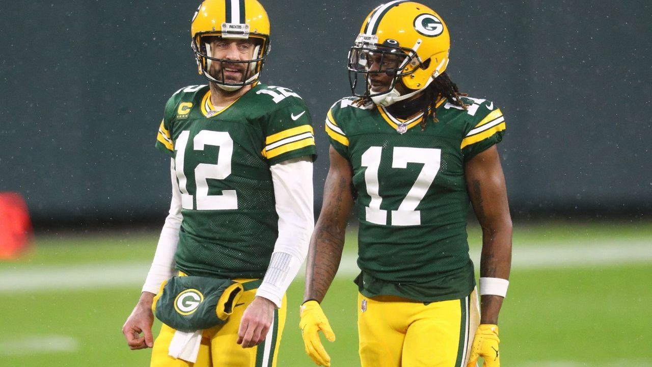Aaron Rodgers and Davante Adams