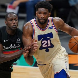 "Joel Embiid is elite from everywhere on the floor": Sixers star's unreal shot chart demonstrates his KD-like expertise from all spots