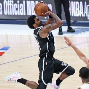 "Kyrie Irving airballed that layup like LeBron James airballs his 3-pointers": Nets star blew a crucial possession in the final minute against Luka Doncic's Mavs in 113-109 loss