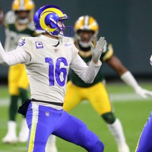 “Nice vote of confidence” Jared Goff reacts to Detroit Lions not drafting a QB in the 2021 NFL draft.