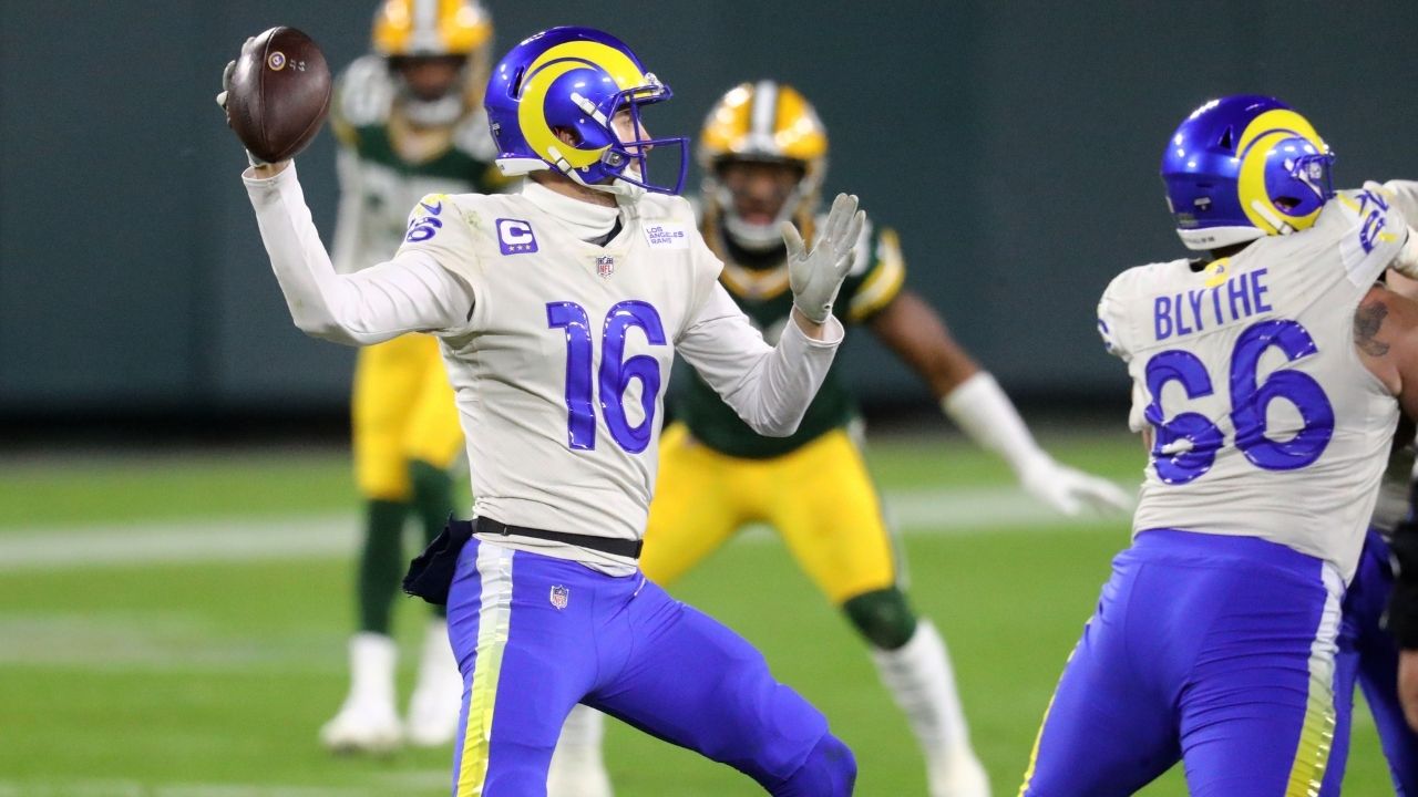 “Nice vote of confidence” Jared Goff reacts to Detroit Lions not drafting a QB in the 2021 NFL draft.