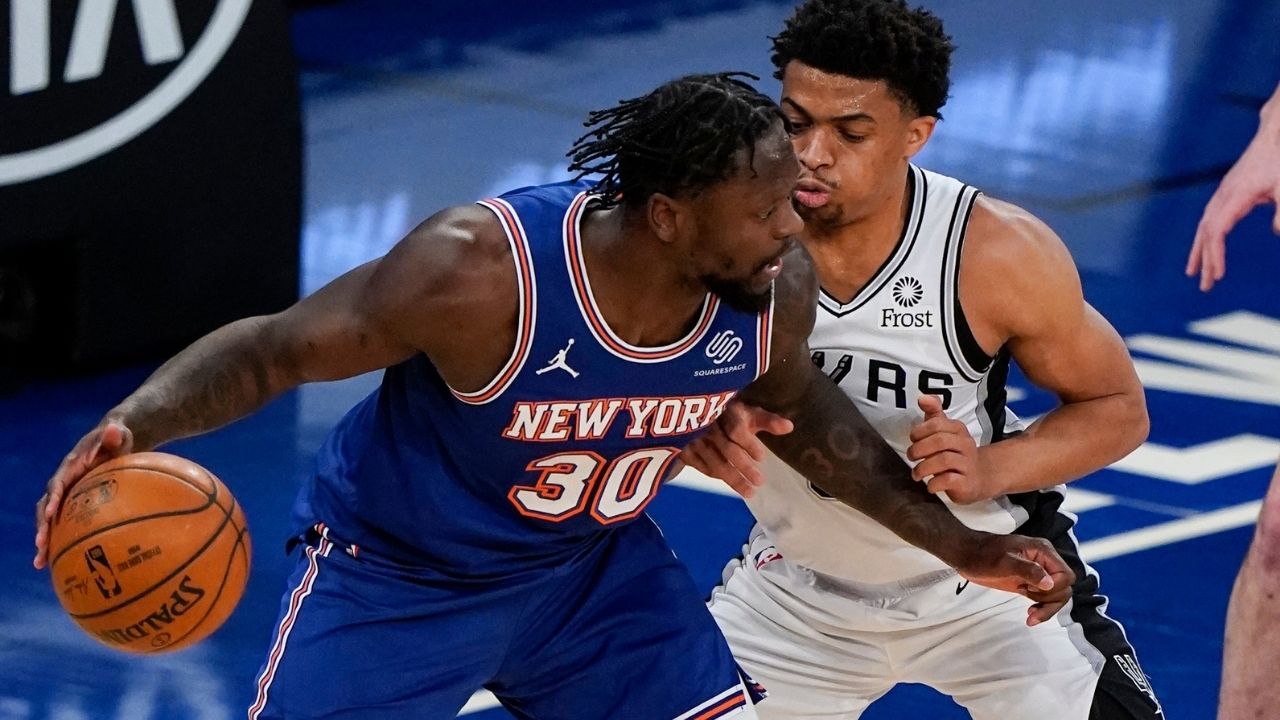 "They lying": Knicks star Julius Randle admits to tracking his stats through the scoreboard during games, accuses his NBA rivals of lying