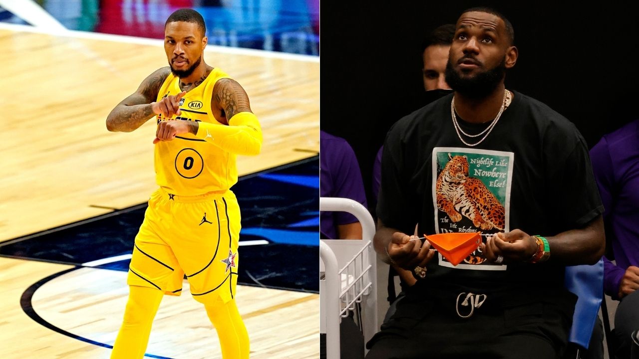 "Bet a million": Blazers' superstar Damian Lillard closes all doors to a team-up with LeBron James and the Lakers with a single tweet