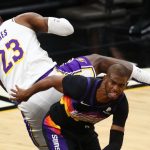 “LeBron James deserves an Oscar for flying across the court”: NBA Twitter reacts to Laker MVP’s overexaggerated flopping against Chris Paul in Suns win in Game 1