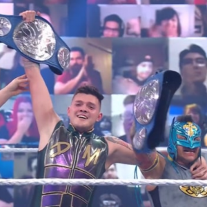 Rey and Dominik Mysterio become first father son duo to win Tag Team Gold in WWE at Wrestlemania Backlash