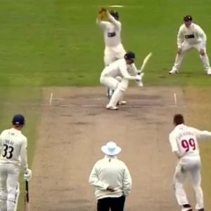 "Missed this from Marnus": Marnus Labuschagne bowls bouncer in Lancashire vs Glamorgan County Championship match
