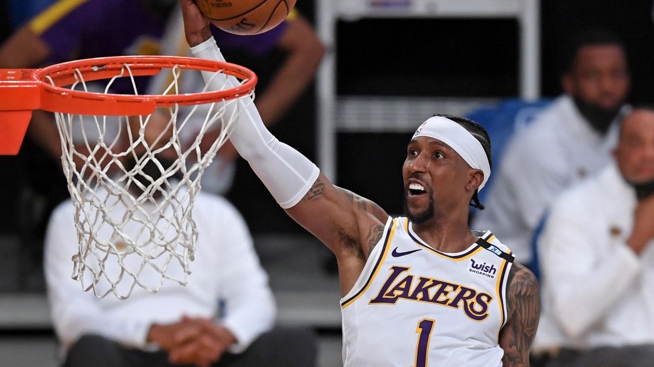 "KCP slammed it down like LeBron James": Lakers' Kentavious Caldwell-Pope posterized Clippers' Ivica Zubac in blowout loss last night