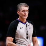 “Yes, that’s a foul every day of the week here”: Scott Foster hilariously lets Wolves guard Jaylen Nowell know about his foul during the matchup against the Warriors