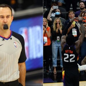 "Kane Fitzgerald definitely didn't know the rules": NBA referee flamed for calling Deandre Ayton as offensive goaltending initially in Suns' Game 2 win