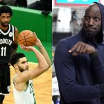 "Kyrie Irving, you stomped 'Lucky', that's not cool": Kevin Garnett berates Nets star for stomping on Celtics logo after Game 4 win