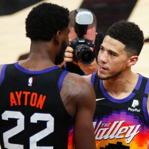 “My nose would hurt more if we'd lost": Devin Booker was in great spirits during post-game presser despite broken nose in Game 2 win vs Clippers