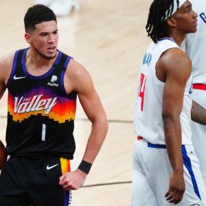 "We wanted to do it for Chris Paul": Devin Booker talks about the role Kobe Bryant and CP3 played in his development as the Suns take Game 1 of the WCF