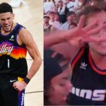 "Devin Booker gave this guy a platform for the wrong reasons": NBA Twitter is in splits as 'Suns in 4' guy gets celebrity status