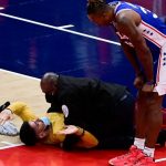 "Dwight Howard just leaned over to see what's up": Pandemonium reigns at Capital One Arena as Q3 of Sixers vs Wizards Game 4 is disrupted by an intruding fan
