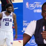 "Someone tell Joel Embiid not to shoot... Go Shaq mode": Draymond Green doles out advice for the Sixers' star during Game 7 against the Hawks