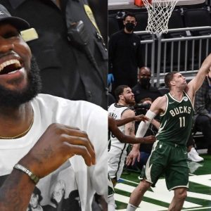 "Ayo Bruce Brown what is wrong with you?": LeBron James can't believe that Kyrie Irving or Kevin Durant didn't take the Nets' crucial shot in Game 3