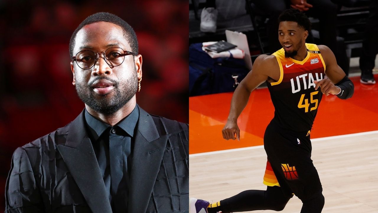 “Grateful to have Dwyane Wade coaching me from the sidelines”: Donovan Mitchell gives the Miami Heat legend his flowers following the Jazz Game 1 win over Paul George and the Clippers