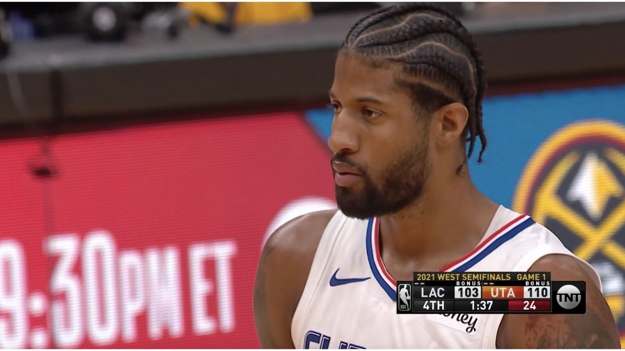 "Playoff P, Push off P, overrated": Utah Jazz fans chant various names to throw Paul George off in Game 1 against the Jazz