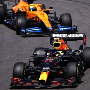 "His first win with Red Bull" - Lando Norris expected Sergio Perez to overtake him in F1 drivers' standings