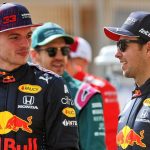"It was good to see him smiling on the podium"– Max Verstappen finds happiness in Sergio Perez's success